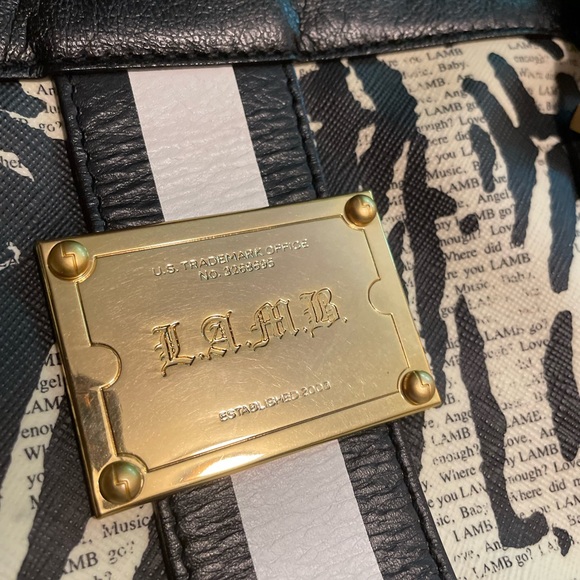 L.A.M.B. Zebra Bucket Handbag - Picture 3 of 15